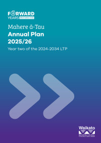 Image showing the cover of the 2025/26 Annual Plan
