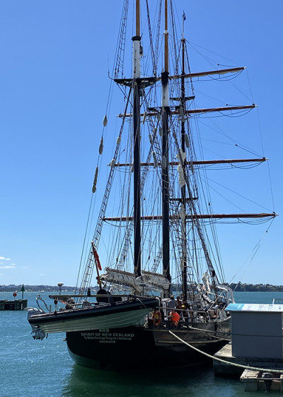 Image of a yacht on the sea